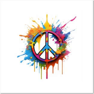 Peace Tie Dye Posters and Art